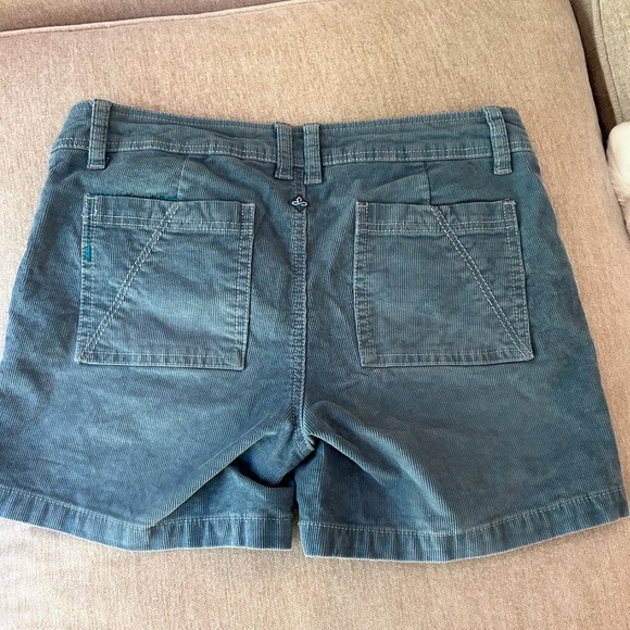 Prana Blue and Gray Corduroy short lot size 8 - Picture 5 of 5